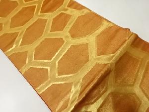 変わり亀甲模様織出し名古屋帯